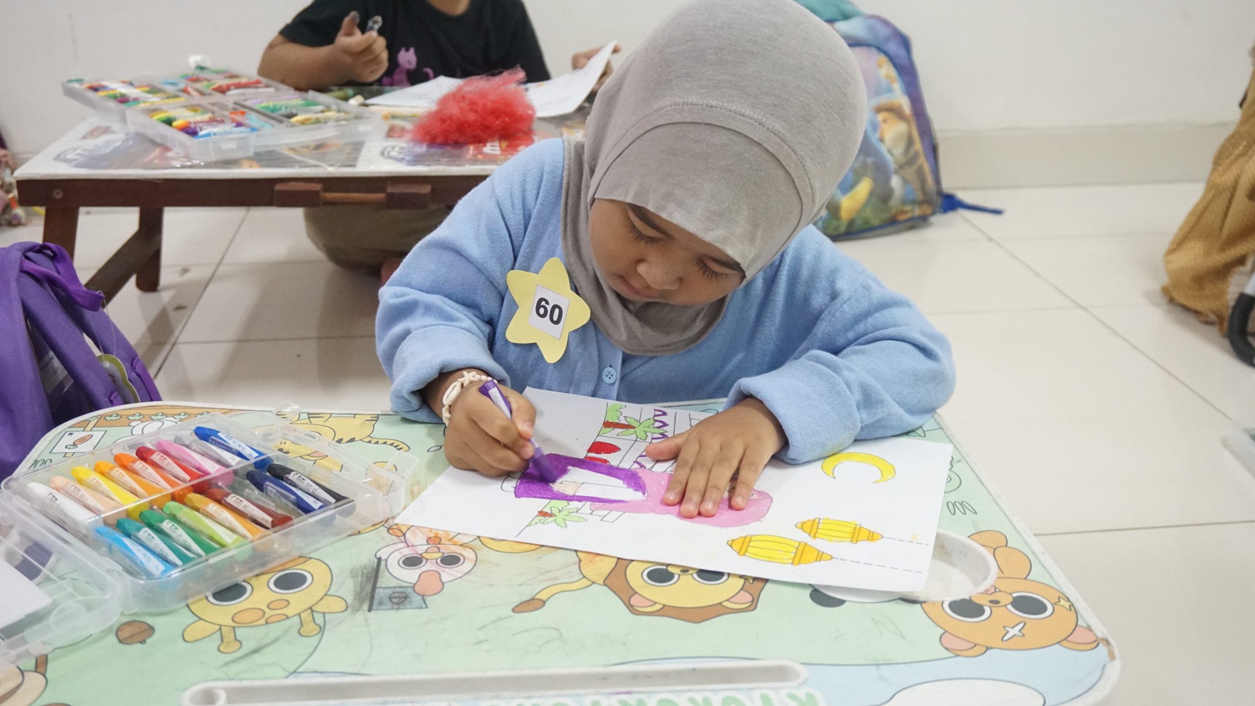 Ratusan Anak Ikut Lomba Mewarnai di Masjid Raya Mujahidin Kalimantan Barat